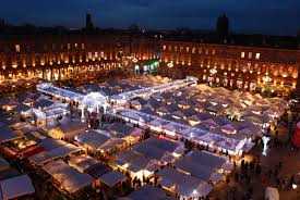 Christmas market in Toulouse France Etats-Unis